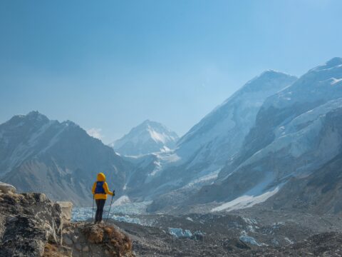 トラバース　山登り