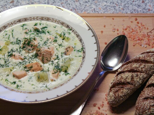 サーモンスープ