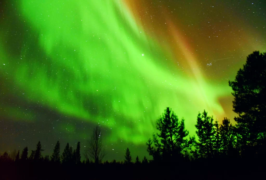 偶然の出会い、オーロラ
