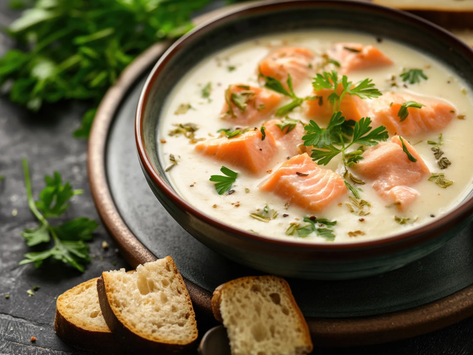 salmon soup