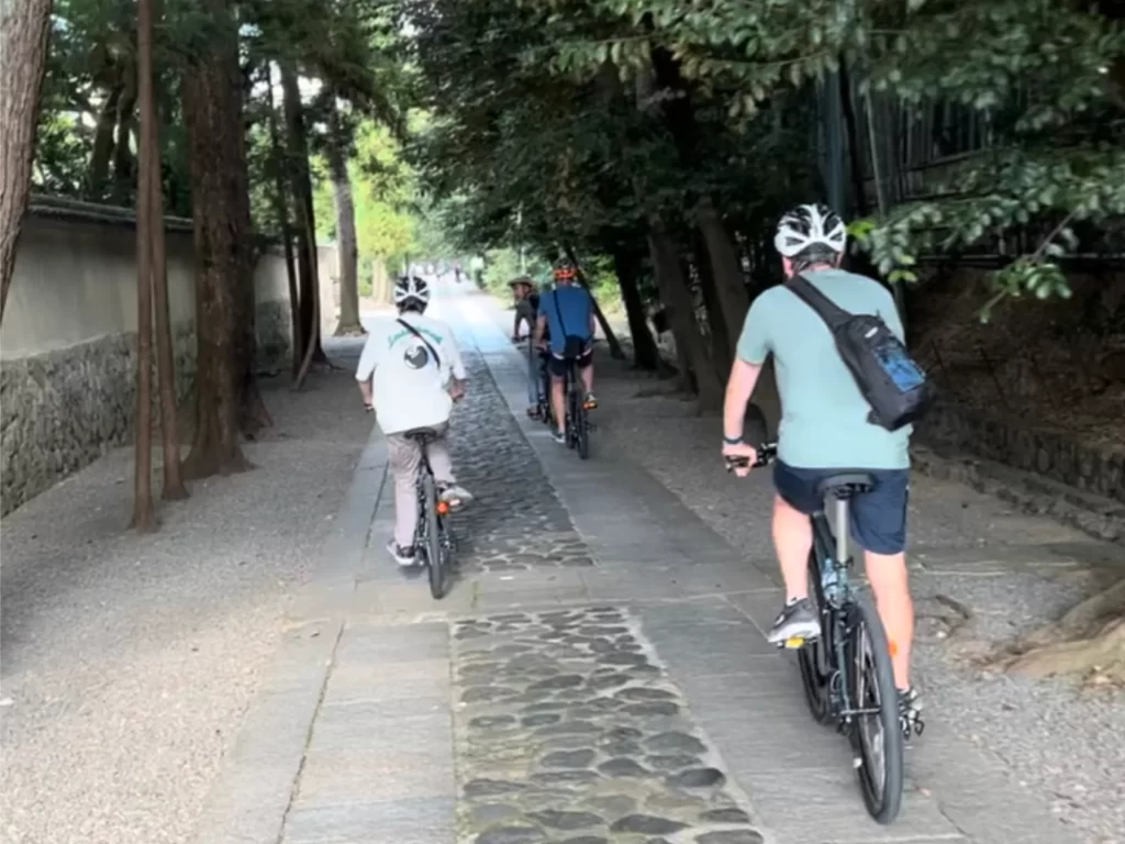 cycling in Kyoto